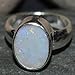 55Carat Natural Opal Silver Ring for Men 4.5 Carat Astrological Oval Cut Size 4,5,6,7,8,9,10,11,12,13