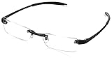 Visualites 237 Rectangular Reading Glasses,Black
