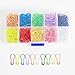 SBYURE 300 Pieces Multi-Colored Bulb Pins Metal Calabash Pins Gourd Pins Safety Pins with Stoage Box for DIY Craft Making and Clothing, 10Colors