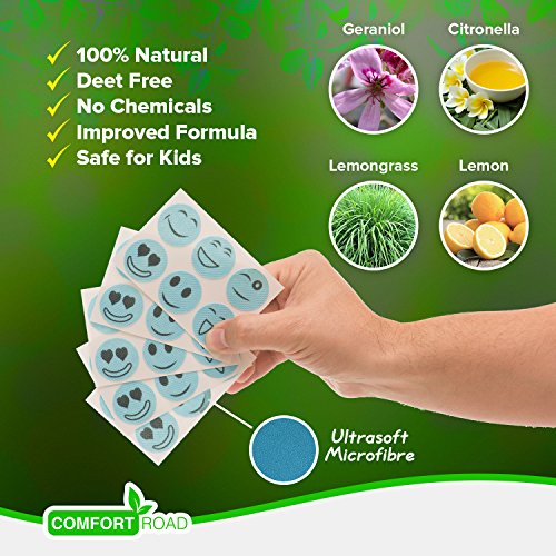 Mosquito Repellent Patch - 30 Count - Keeps Insects and Bugs Far Away - Simply Apply to Skin and Clothes - Adult, Kid and Pet-Friendly - Convenient For Travel, Outdoor Concerts and Camping