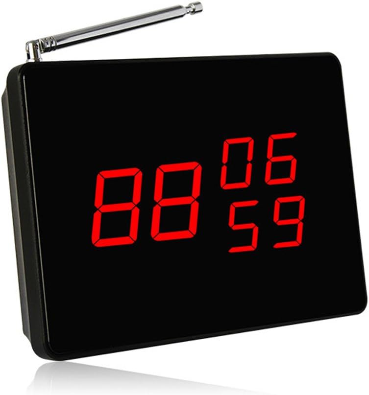 SINGCALL Wireless Restaurant Service Call System, Wireless Pager System 1 Screen Display and 5 Call Buttons for Restaurant/Bar/Hospital - Image 5