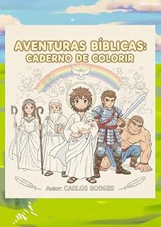 Livro HERÓIS DA BÍBLIA : Desenhos Para Colorir.