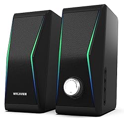 Computer Speakers, PC Speakers with 6 Lighting