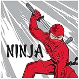 Party Destination 230084 Ninja Warrior Party Lunch Napkins