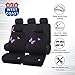 FREMONT AUTO Car Seat Covers Set for Cars, Trucks, Vans, SUV - Butterfly, Airbag Compatible (Polycloth) (Purple)