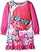 Trolls Girls' Big Nightgown, Candied Carnation, 8