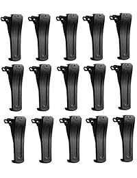 Arshell 15 clips de cinturón con 30 tornillos para Baofeng BF-888S, Retevis H-777, Baofeng BF-666S, BF-777S, BF-999S, Galwad-888S, Proster, Arcshell AR-5, Ansoko Walkie Talkies de dos vías radios relax