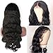 MEGALOOK Lace Front Wig Human Hair 360 Lace Front Wigs Human Hair Wigs for Black Women Body Wave Lace Frontal Wigs Pre Plucked Hairline 150% Density