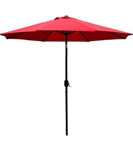 Amazon.com: Bolero Tall Round Navy Blue Parasol 2.5m Diameter Size