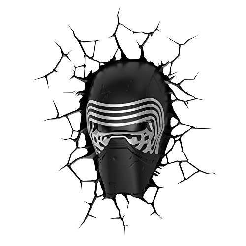 3D Light FX Star Wars Kylo Ren 3D Deco LED Wall Light