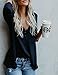 Chuanqi Womens Henley Shirts V Neck Button Long Sleeve Loose Casual Knit Sweaters Tops