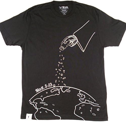 1body 1spirit Men's The Salting Of The Earth T-Shirt Large Black
