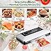 Aobosi Vacuum Sealer Automatic Vacuum Machine with BPA Free Bag Roll for Food Save and Sous Vide Cooking,Super Low Noise,Normal& Gentle Vacuum Modes,Multi-use Vacuum Packing Machine (Silver)