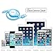 iPhone Charger, iOrange-E 2.3ft (0.7M) Apple Certified Lightning to USB Retractable Charger for iPhone 7 / Plus / SE, iPhone 6 6S Plus 5s 5c 5, iPad Pro, iPad Mini 4, iPod and More, Blue
