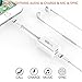 iPhone 7 Headphones Adapter, [Upgrade for IOS 10.3], iPhone 7 Plus Adapter, Dual Lightning Headphone Adapter Splitter for iPhone 7 / 7 Plus (white)