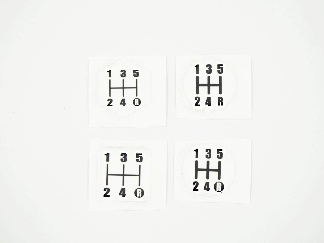 Amazon シフトパターンステッカー 1枚 5速 マニュアル ミッション ステッカー シール Mt車 軽トラ シフトパターン シフトチェンジ シフトノブ ギアチェンジ トラック バス ミッション車 クラッチ 四角 ステッカー デカール 車 バイク