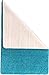 Ottomanson Luxury Collection Rug, 5 ft x 6 ft 6 in, Turquoise