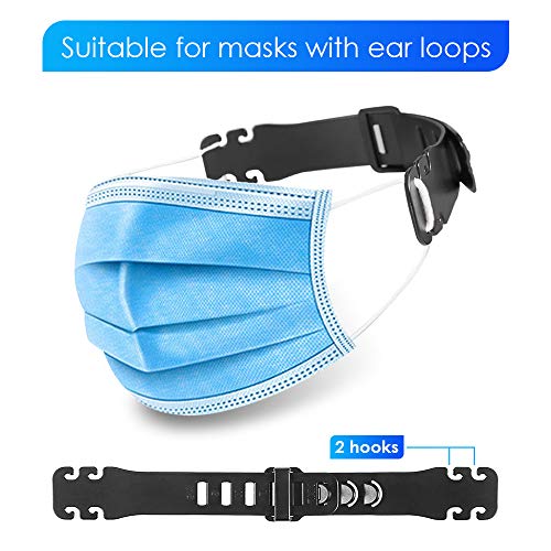 Homasky Ear Protectors for Masks, Ear Strap Extender Hooks with 6