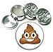 Poop Emoji Funny 4 Pc. Aluminum Tobacco Spice Herb Grinder
