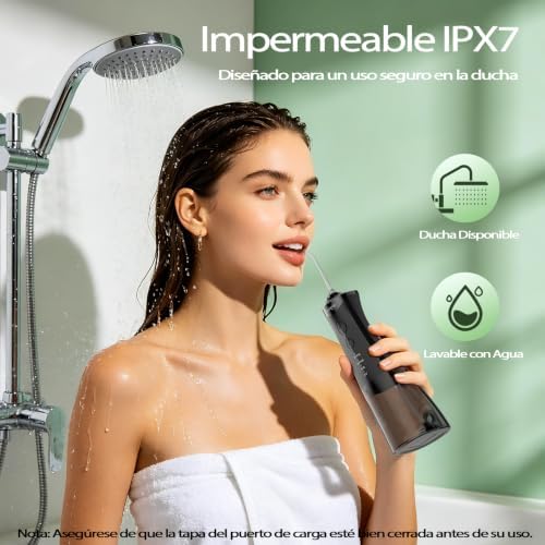 Irrigador Dental, 350 ML Irrigador Bucal con Autoajuste DIY — foto 6 de 7