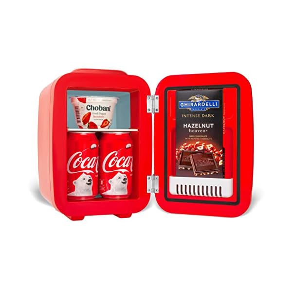 Coca Cola Vintage 4L Mini Refrigerador / Calentador 12v Portatil - Imagen 4