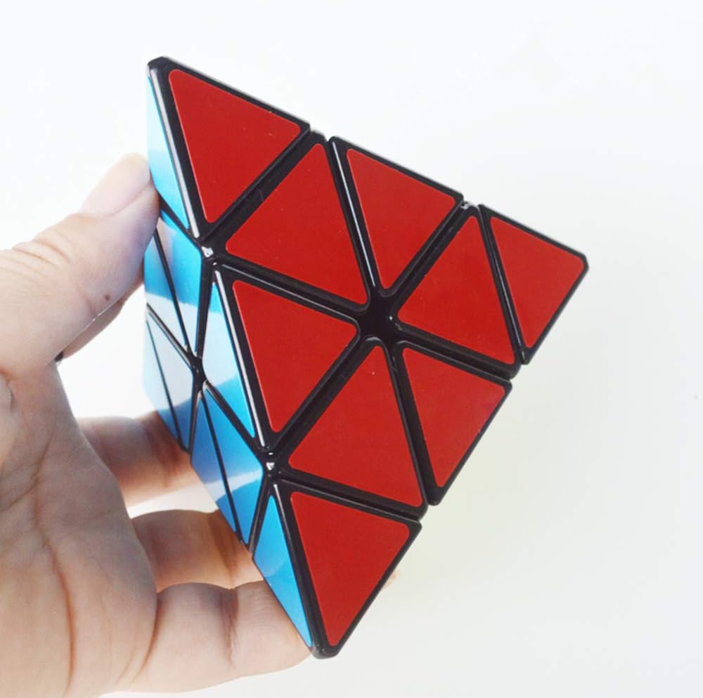 Amazon Co Jp Snifu 立体パズル 4面体 三角錐状 競技用 知育玩具 ストレス解消 子供マジック おもちゃ 4x4 ホーム キッチン