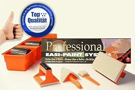 Aquablade Professional Easi Painter System inkl. 3-teiliger Verlängerungsstiel (ca. 52cm) - Spezial Malerwerkzeug für Profi u