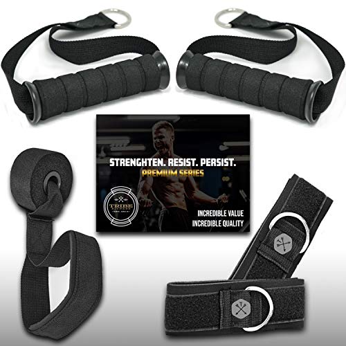 TRIBE Resistance Bands Set and Weights for Exercises I Exercise Bands