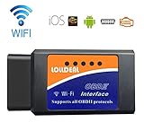 OBD2, LOLLDEAL OBD2, Compatible OBDII Car Diagnostic Scan Tool, OBD2 Scanner for Car, Scanner Adapter Check Engine, Diagnostic Tool for IOS & Android