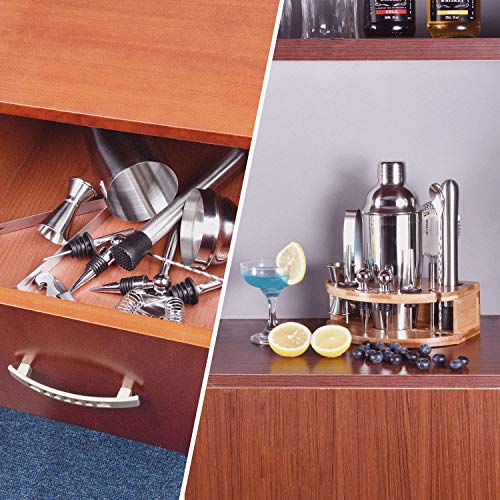 Cocktail Shaker Set,Esmula 750ML 12 Teiliges Edelstahl Barkeeper Kit Geschenk für Männer, Frauen, Freunde, Home Stylish… – Bild 5