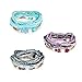 Bohemian Crystal Colorful Stretch Bead Multilayer Bracelets for Women of MengPa (Blue) G3207A