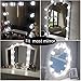 Led Vanity Mirror Lights, 12.5ft Makeup Lights for Vanity Stick on, Natural Daylight Dimmable Bulbs, DIY Ball Lights for Dressing Table Bathroom Wall Mirror Lighting (Mirror Not Included)