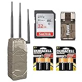 Cuddeback Verizon Cellular Home Unit (Emails You Pictures from CuddeLink Trail Cameras) with Batteries & Card
