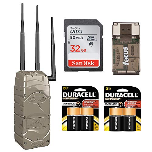 Cuddeback Verizon Cellular Home Unit (Emails You Pictures from CuddeLink Trail Cameras) with Batteries & Card