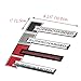 UpAuto 2 pcs Supercharged Emblem Badge 3D Nameplate Stickers Fits Audi TT A3 A4 A5 A6 A7 A8 Q3 Q5 Q7 S4 S6 S5 RS5 (Red)