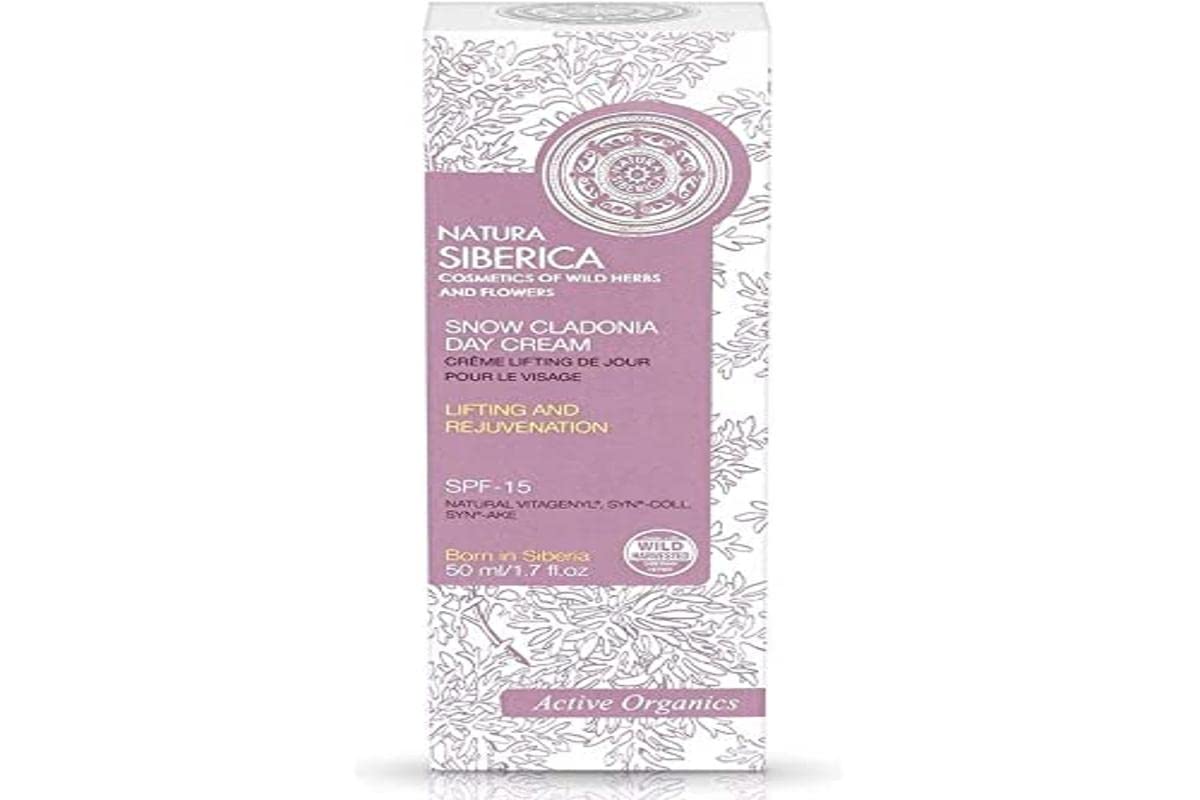 Natura Siberica Snow Cladonia Natural Day Cream Active Organics 50ml