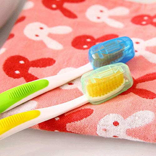 5pcs Toothbrush Heads Cover PP Plastic Protective Cap Prevent Bacteria Portable for Outdoor Travel Home Brush Head Anti-dust