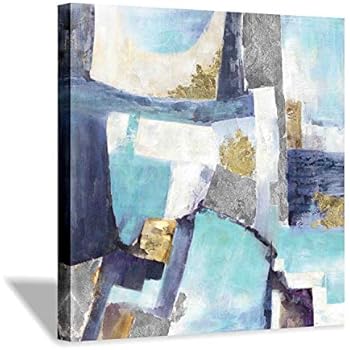 Abstract Artwork Canvas Wall Art: Colorful Artwork Painting Reproduction for Living Room (36'' x 36'' x 1 Panel)