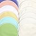 Nursing Breast Pads for Breastfeeding | Reusable + Washable | Organic Bamboo | (12 Pack) Including Signature Travel & Laundry Bag | Soft & Hypoallergenic Pads 4.7in (12cm)