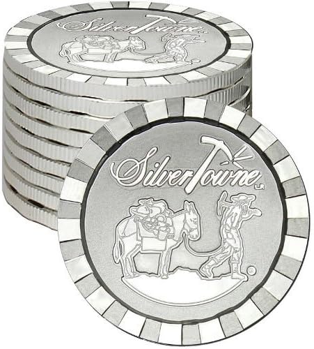 SilverTowne Stackable Prospector Silver Rounds (Silver, 1 oz)