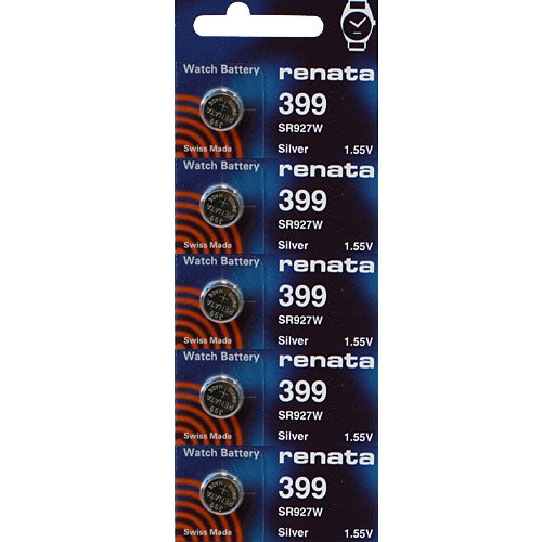 399 Watch battery - Strip of 5 Batteries