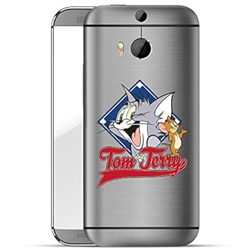 finoo | HTC one M8 Hard Case Handy-Hülle Tom & Jerry Motiv | dünne stoßfeste Schutz-Cover Tasche mit lizensiertem Muster | Pr