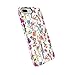 Speck Products Compatible Phone Case for Apple iPhone 8 Plus/iPhone 7 Plus/iPhone 6S Plus, Presidio Inked Case, Whiteflowers/Lipstick Pink