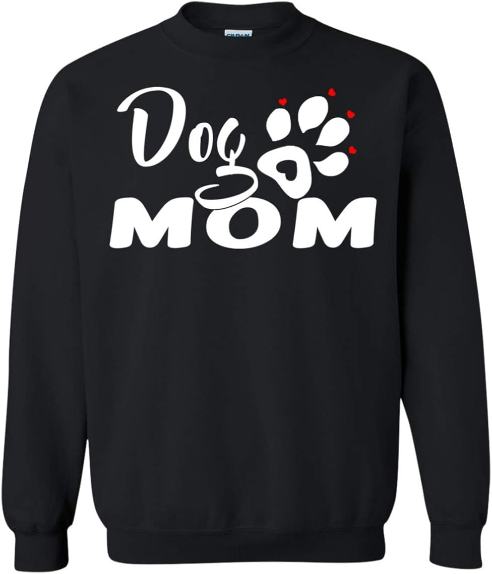 Best Dog Mom Gift Dog Paw Sweater for Dog Lover Dog Mom Crewneck