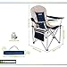 FUNDANGO Oversized Folding Camping Quad Chair for Heavy People, Lumbar Back Support Steel Frame Padded Camp Chair Heavy Duty 350lbs with Cup Holder and Carrying Bag for Backpacking, Picnicthumb 1