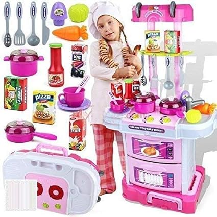 Buy Tabu Toys World Little Chef Kids Kitchen Play Set With Light
