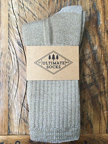 Ultimate Socks Merino Wool Midweight Hiker Crew Sock