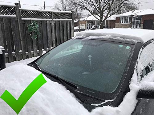 image for Supernova Universal Car Windshield Cover for Snow and Ice & Sun Shade 