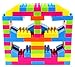 Building Blocks 134 Piece Toy Interlocking Building Blocks Play Set, Bright Vivid Colors, Endless Combinations