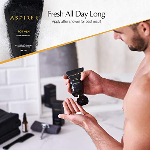 Ball Deodorant for Men and Anti Chafing Cream Anti Chafe, Antiperspirant Scented Ball Cream